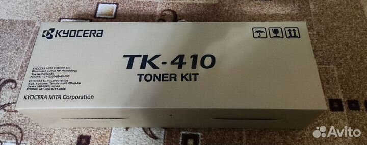 Тонер-картридж Kyocera TK-410 Черный (Black) ориг