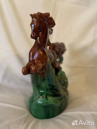 Скульптура Конь Керамика. лксф