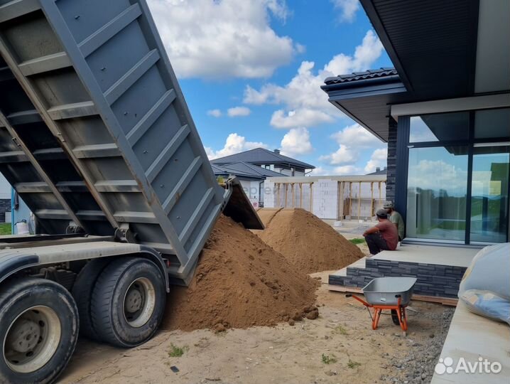 Щебень, бой бетона, отсев, песок, щпс