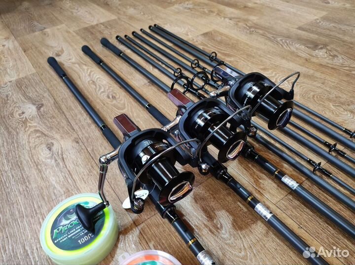 Карповый комплект. Eastshark 3+3 новый