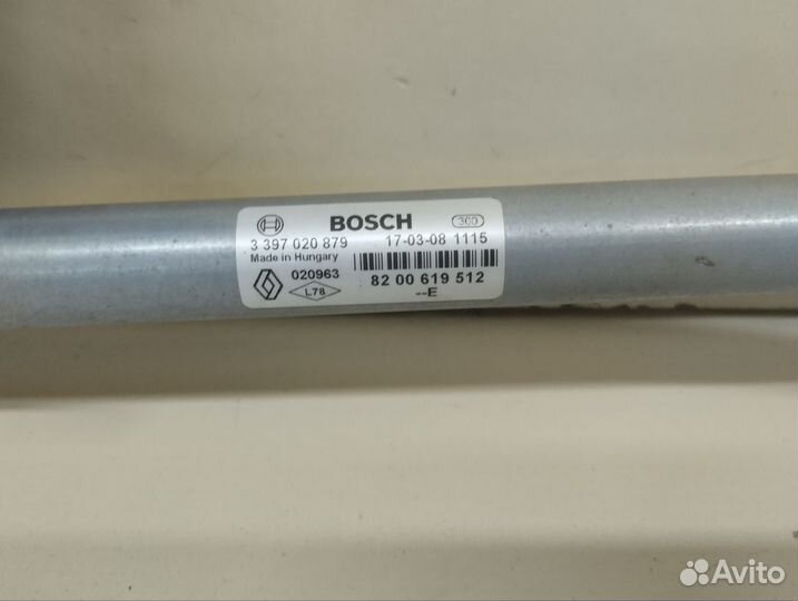 Трапеция стеклоочистителей Renault Duster 2012