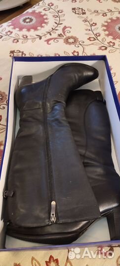 Сапоги зимние натуральная кожа и мех 39 р Respect