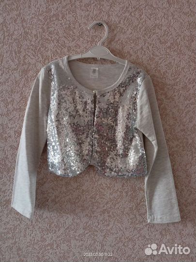 Болеро для девочки(5-6 лет) 116