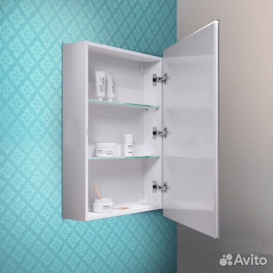 Зеркальный шкаф в ванную Via