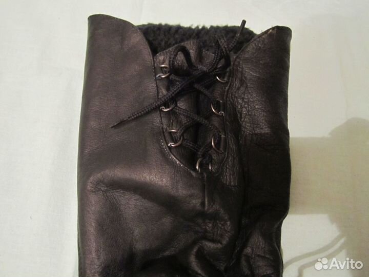 Сапоги новые, натуральная кожа, зимние, черные