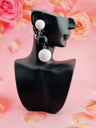 Клипсы подвески винтажные. США, К2. А