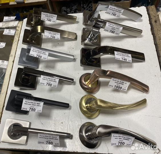 Ручки дверные, межкомнатные