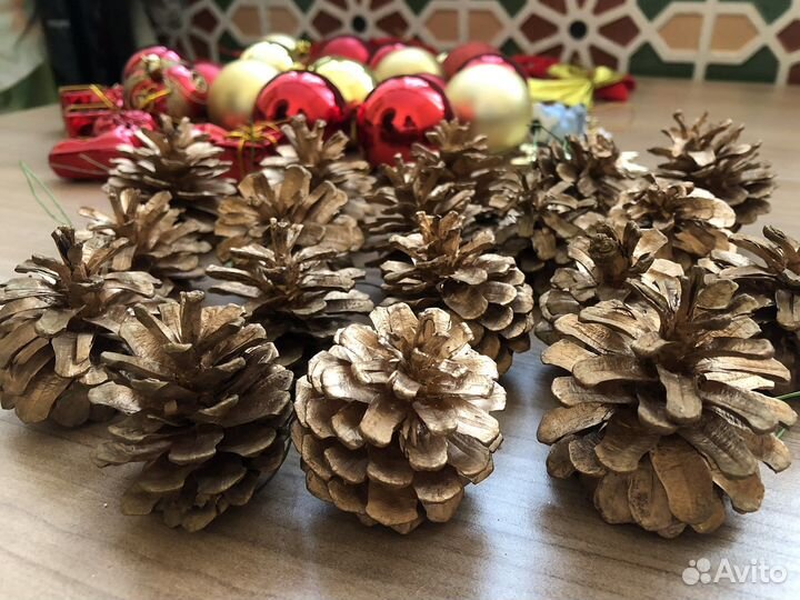 Шишки IKEA елочные сувенир декор