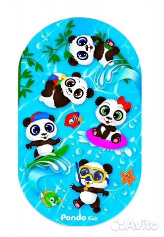 Коврик для ванны,детский