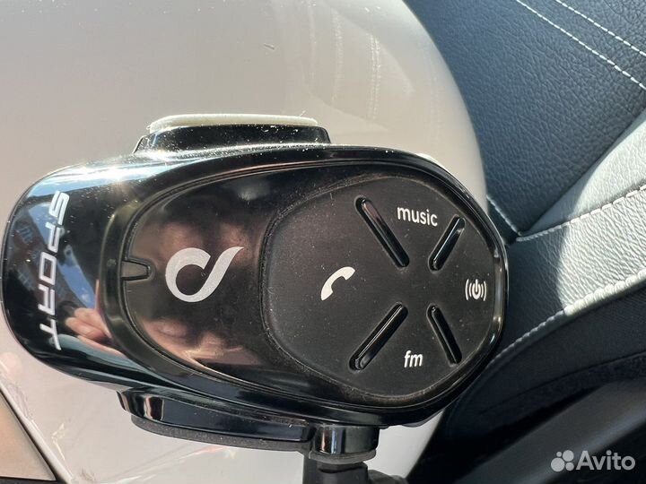 Мото шлем BMW с гарнитурой