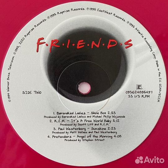 Виниловая пластинка WM various artists, friends so