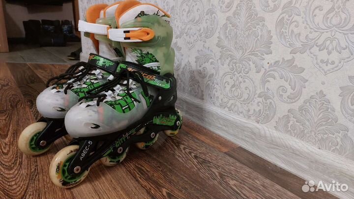 Роликовые коньки детские раздвижные