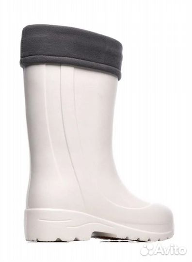 Резиновые сапоги 40-41 с утепленным вкладышем