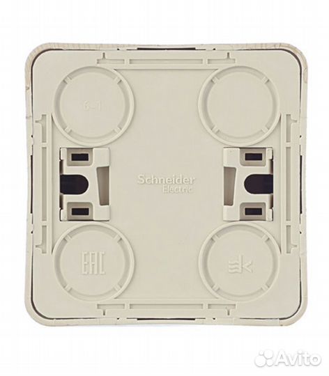 Розетка PA16-004D открытая установка сосна с зазем