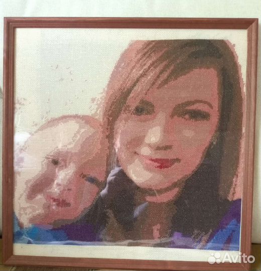 Картины по фото вышивка