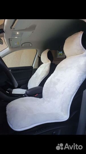 Меховые накидки Мутон цвет белый