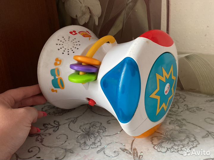 Барабан Fisher price свет музыка