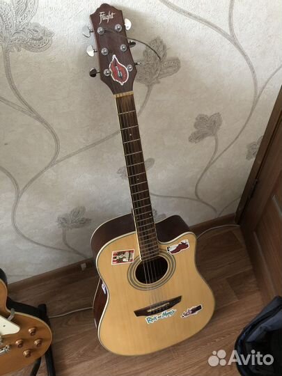 Электроакустическая гитара Flight AD-200 CEQ NA