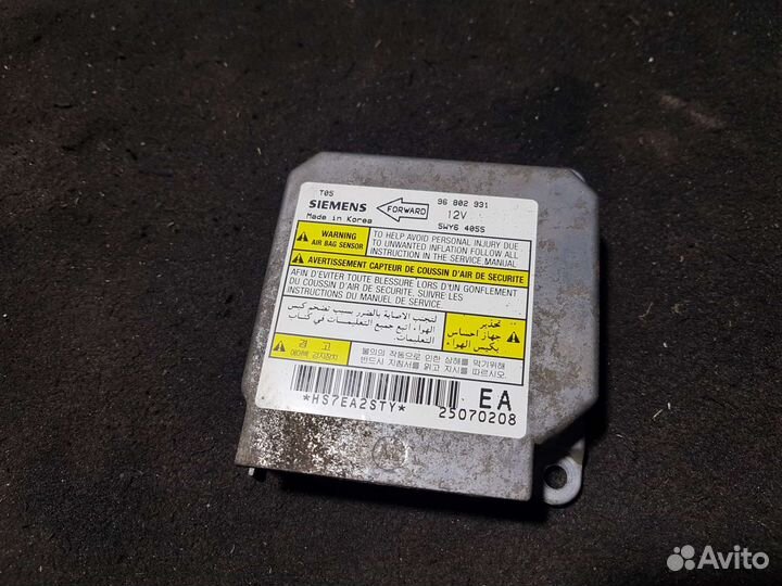 Блок SRS управления подушками Chevrolet lanos