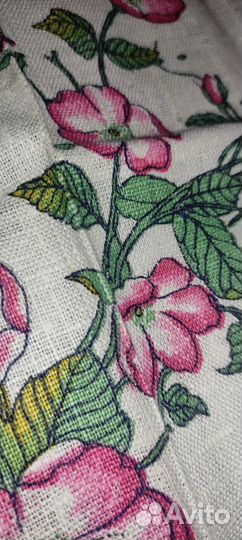 2 отреза льна на полотенца