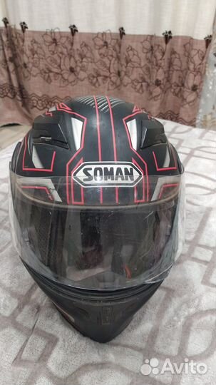 Мотошлем -Гермак soman 58-62 р-р