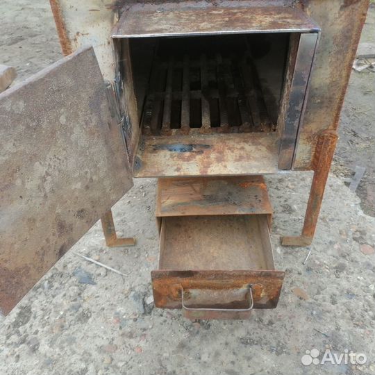 Печь для бани с баком