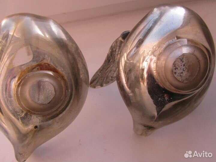 Лебеди стекло старинные