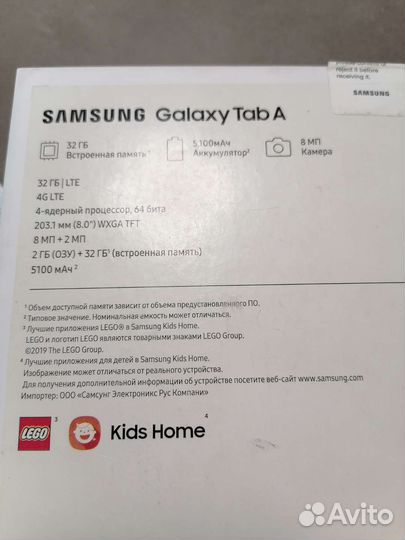 Планшет samsung galaxy tab a