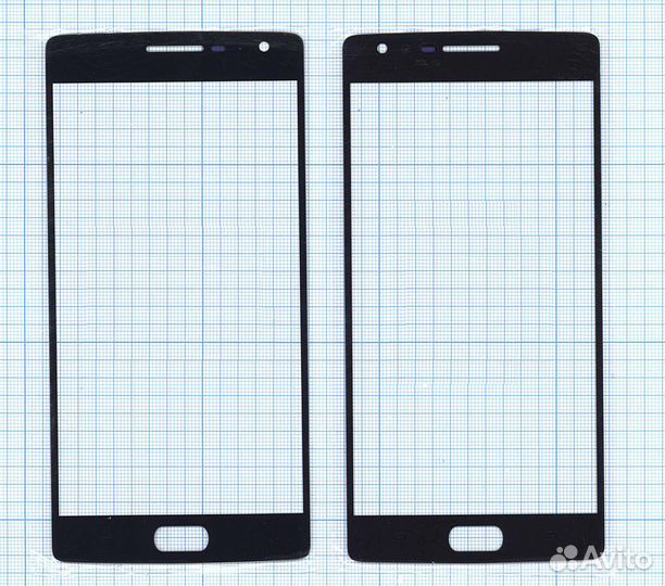 Стекло OnePlus 2 черное