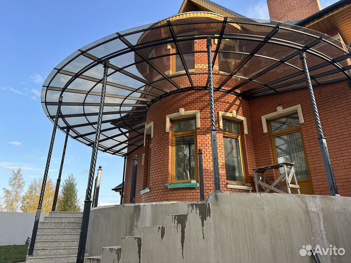 Навес из поликарбоната