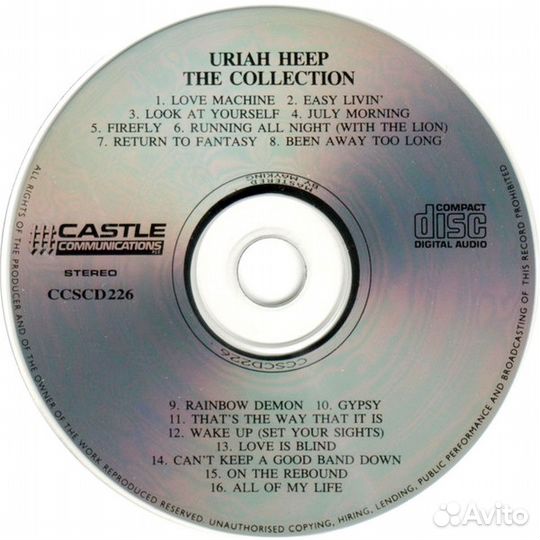 CD диск Uriah Heep – The Collection (France)