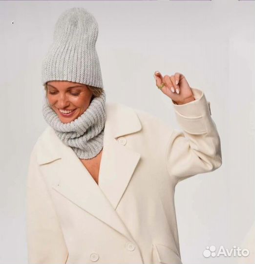 Шапка бини и шарф Siberika