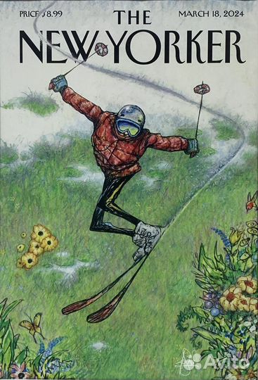 Постер из обложки журнала Нью Йоркер