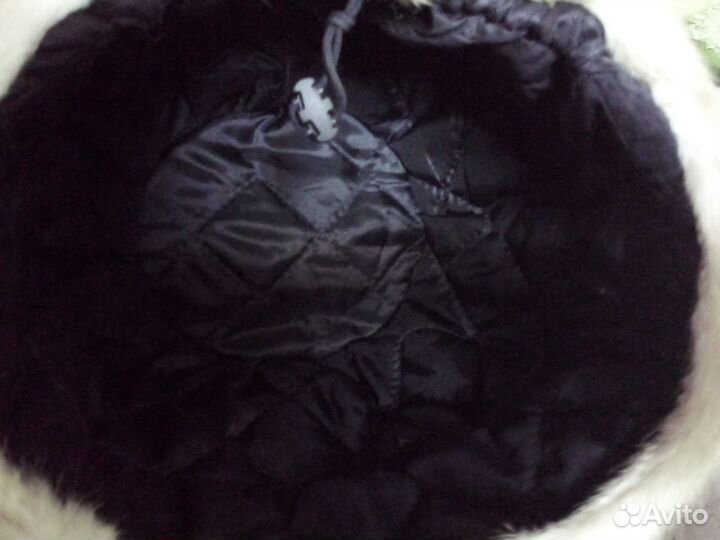 Берет женский норковый 56-57р. Почти новый
