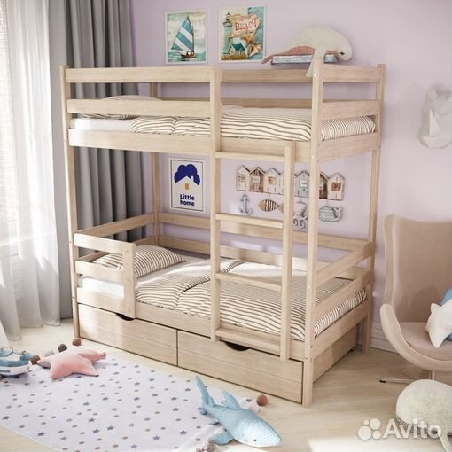 Детская кровать двухъярусная