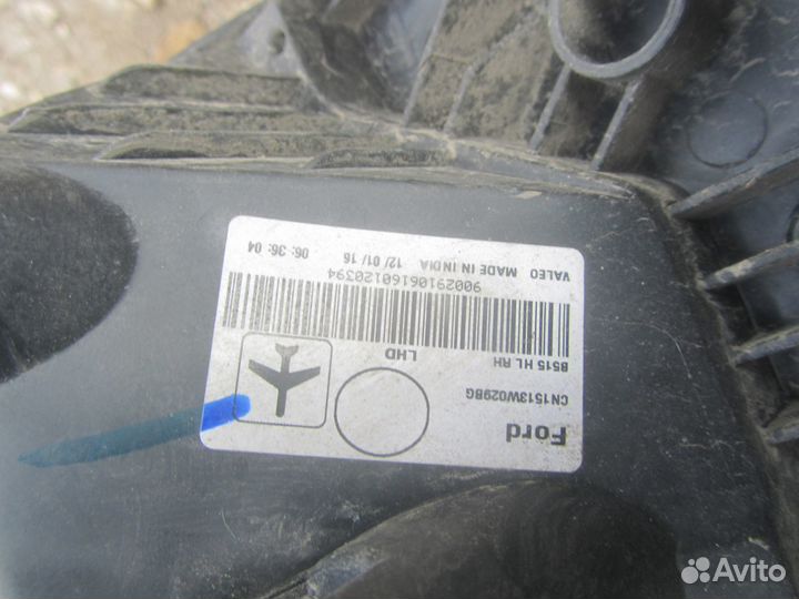 Фара правая Ford EcoSport с 2014