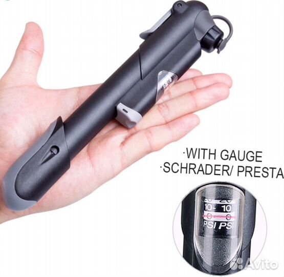 Велосипедный насос Giyo GP-41S с манометром