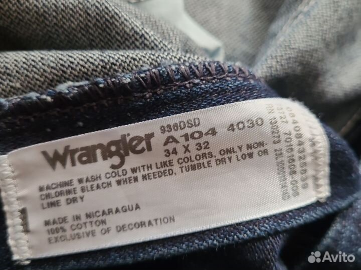 Мужские джинсы wrangler
