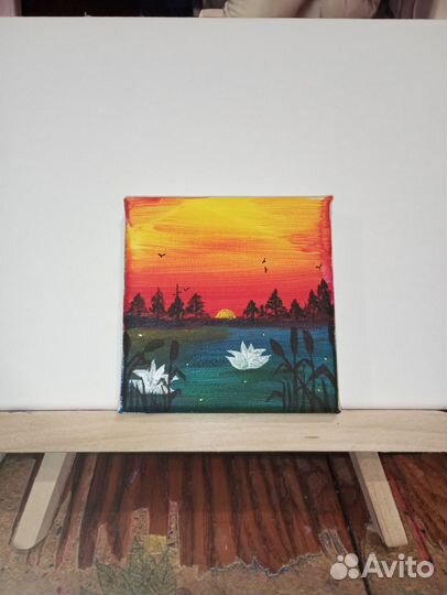 Картины акрилом на холсте