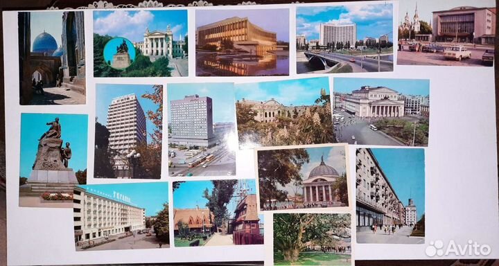 Открытки городов СССР и сэв, 60 - 80 х. годов, чис