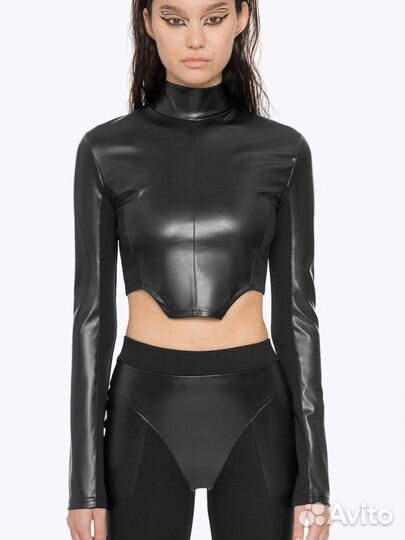 Топ кожаный bat norton