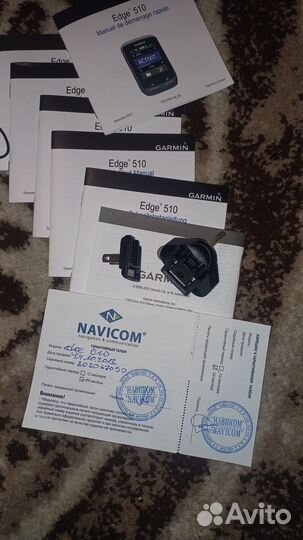 Велокомпьютер garmin 510
