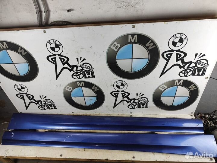 Накладка на порог BMW 3 E90 рест