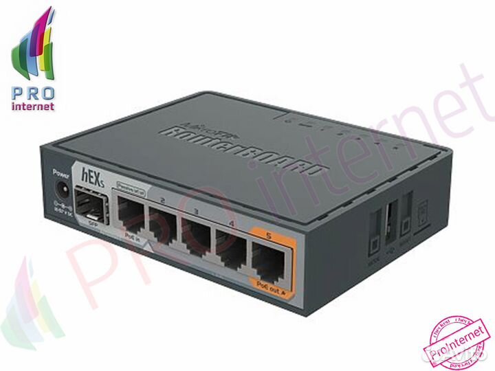 Маршрутизатор MikroTik hEX S RB760iGS