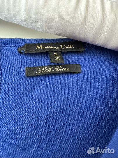 Джемпер Massimo dutti шёлк хлопок