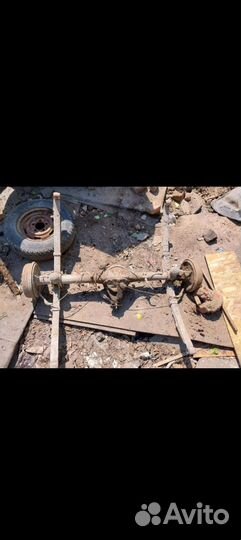 Ресоры и мост на москвич