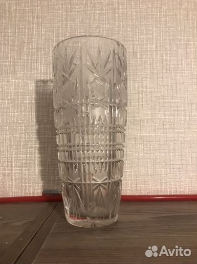 Ваза хрустальная