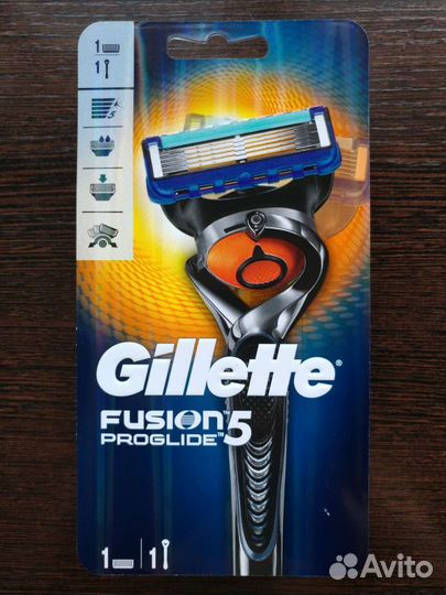 Gillеtte Fusion 5 Prоglide (1ручкa+5касceт) гeль