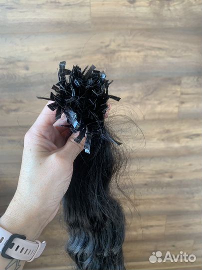 Волосы для наращивания 50см кудри