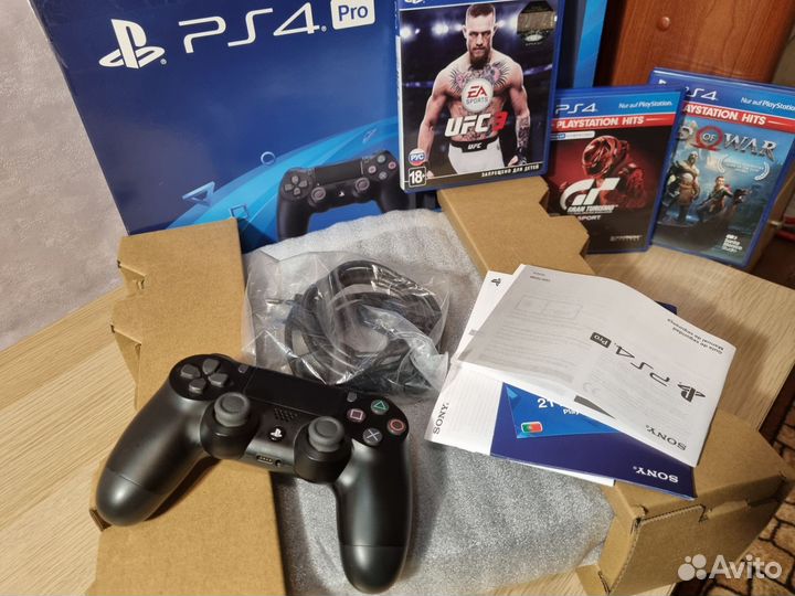 SonyPlayStation 4Pro 1TB Новая+Игры
